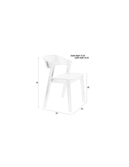Allara Beech Dining Chair - 2 Colours Available
