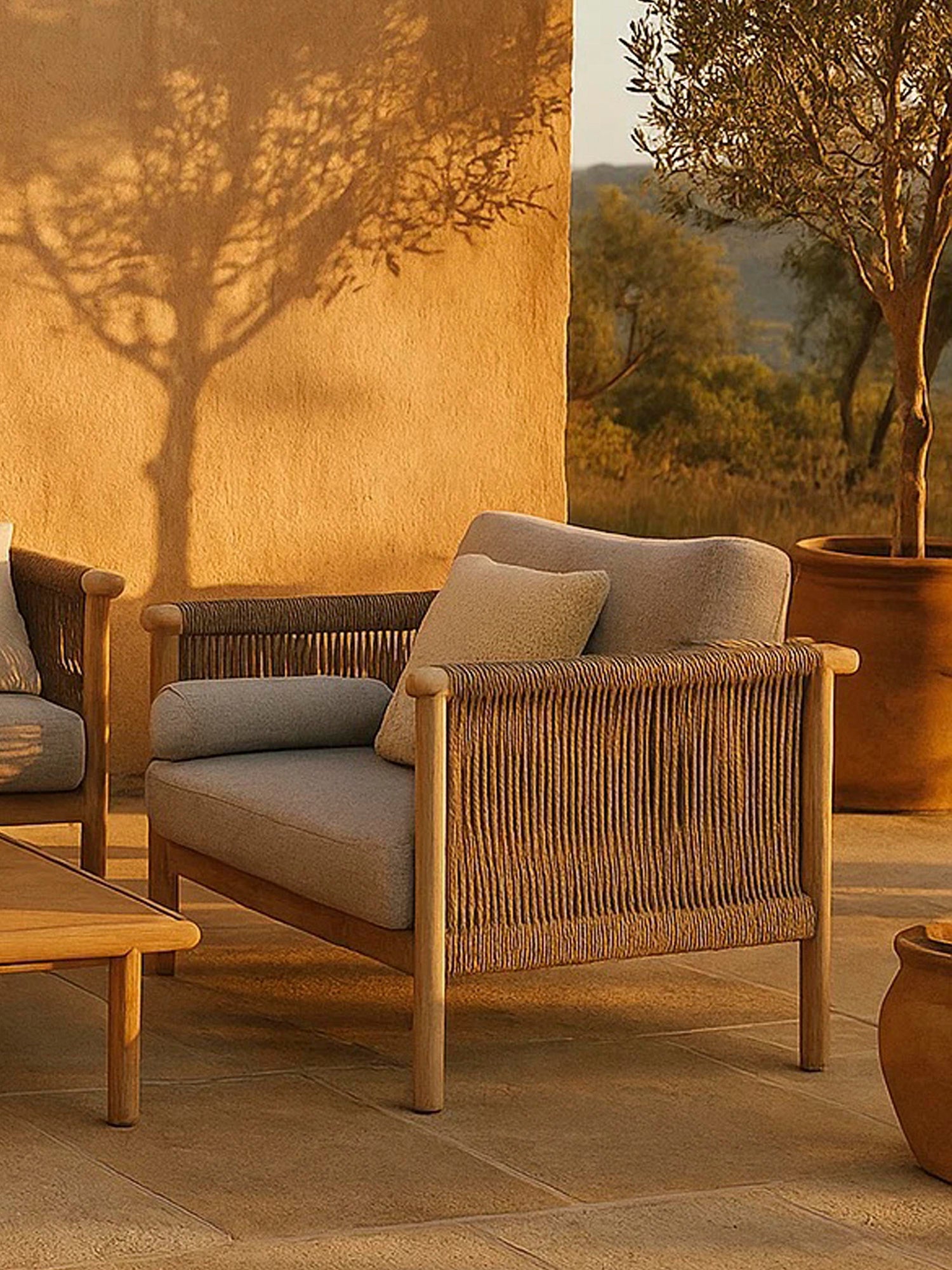 Oasis Outdoor Set Of 2 Lounge Chairs