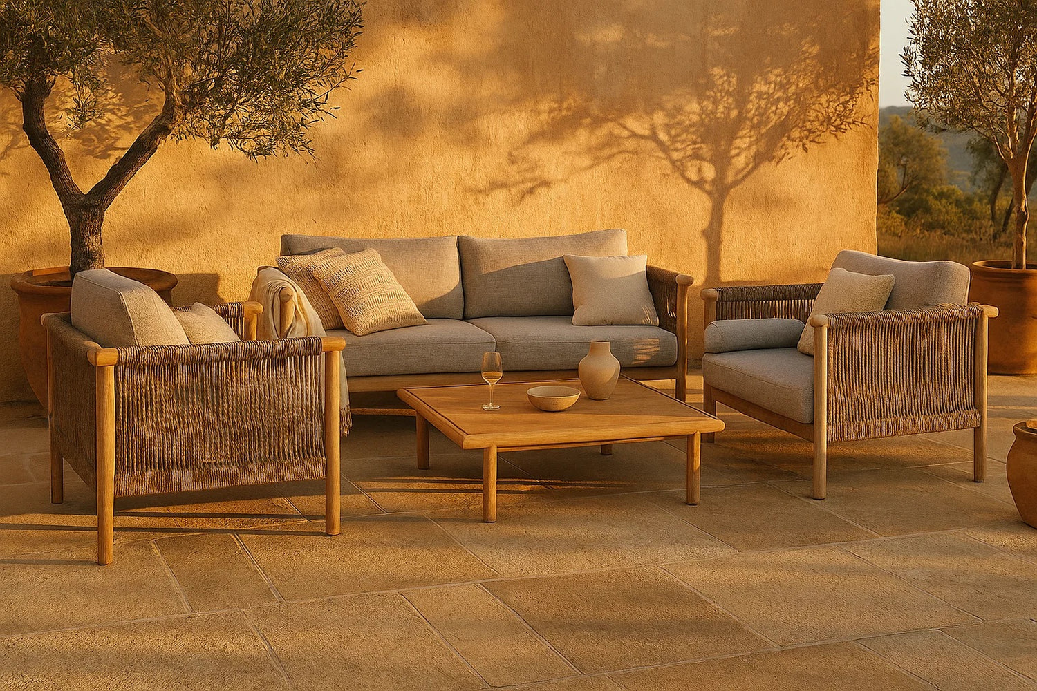 Oasis Outdoor Set Of 2 Lounge Chairs