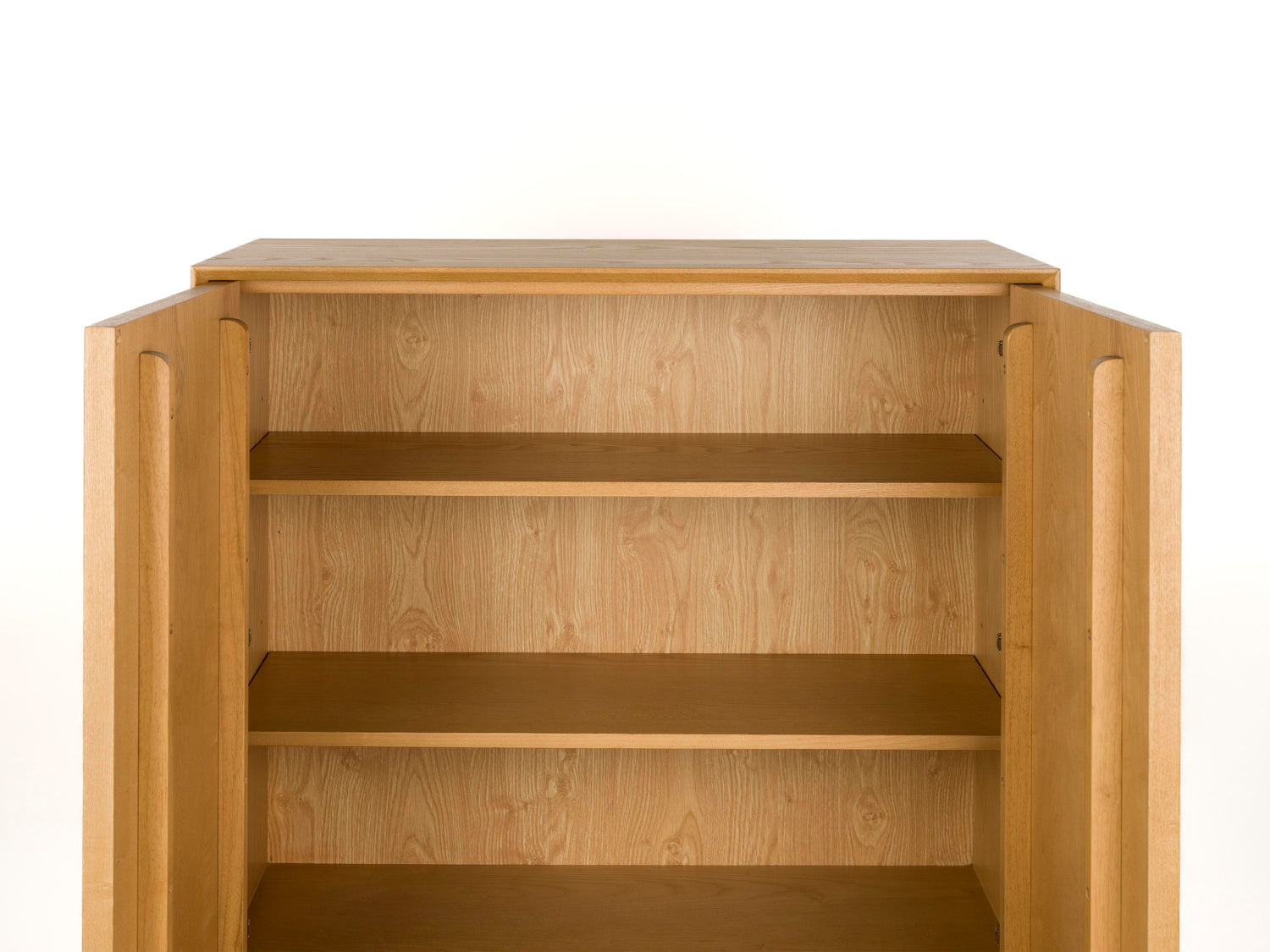 Raster Ash Wood Cabinet