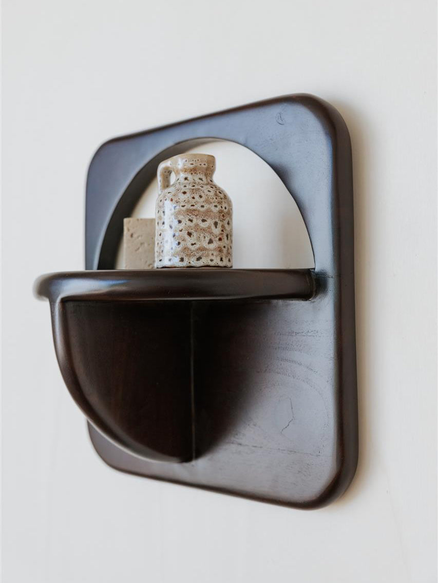 Olivia Organic Wall Shelf - Acacia Wood