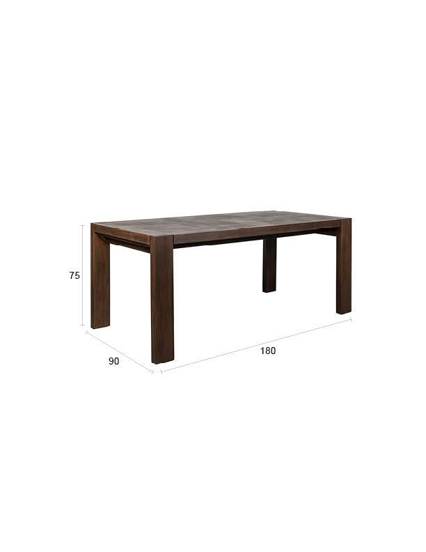 Bruneau Dining Table - Acacia Wood
