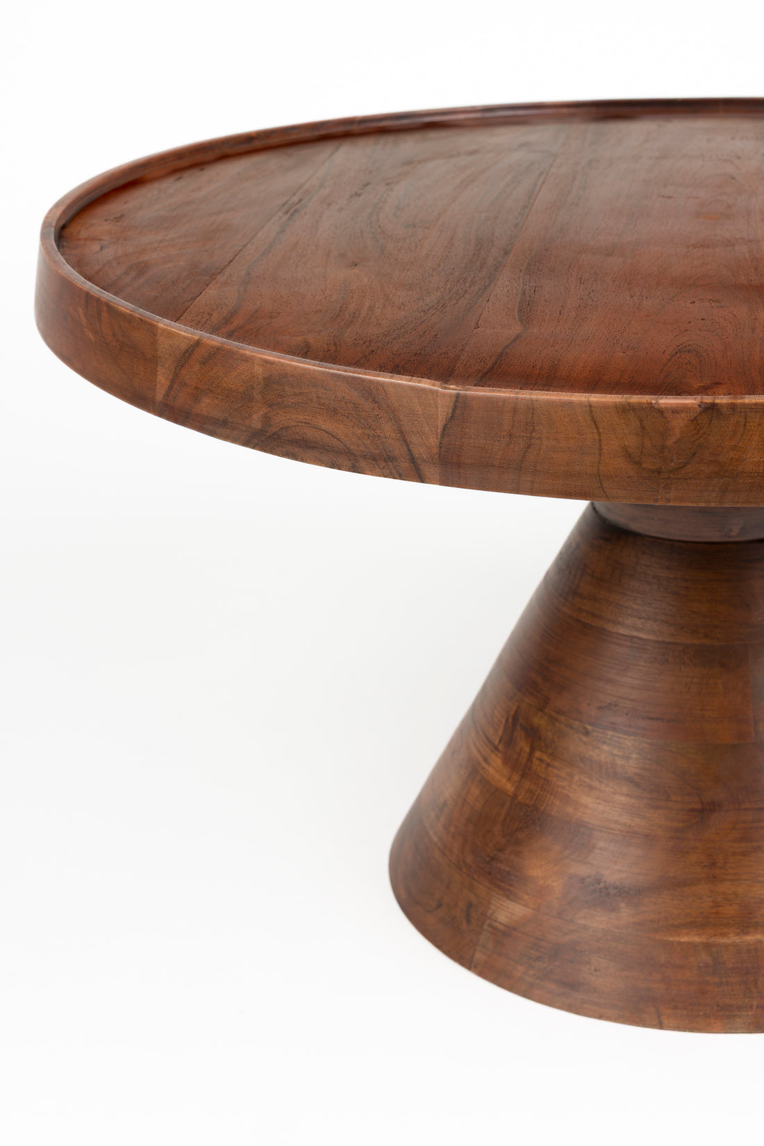 Floss Round Walnut Coffee Table