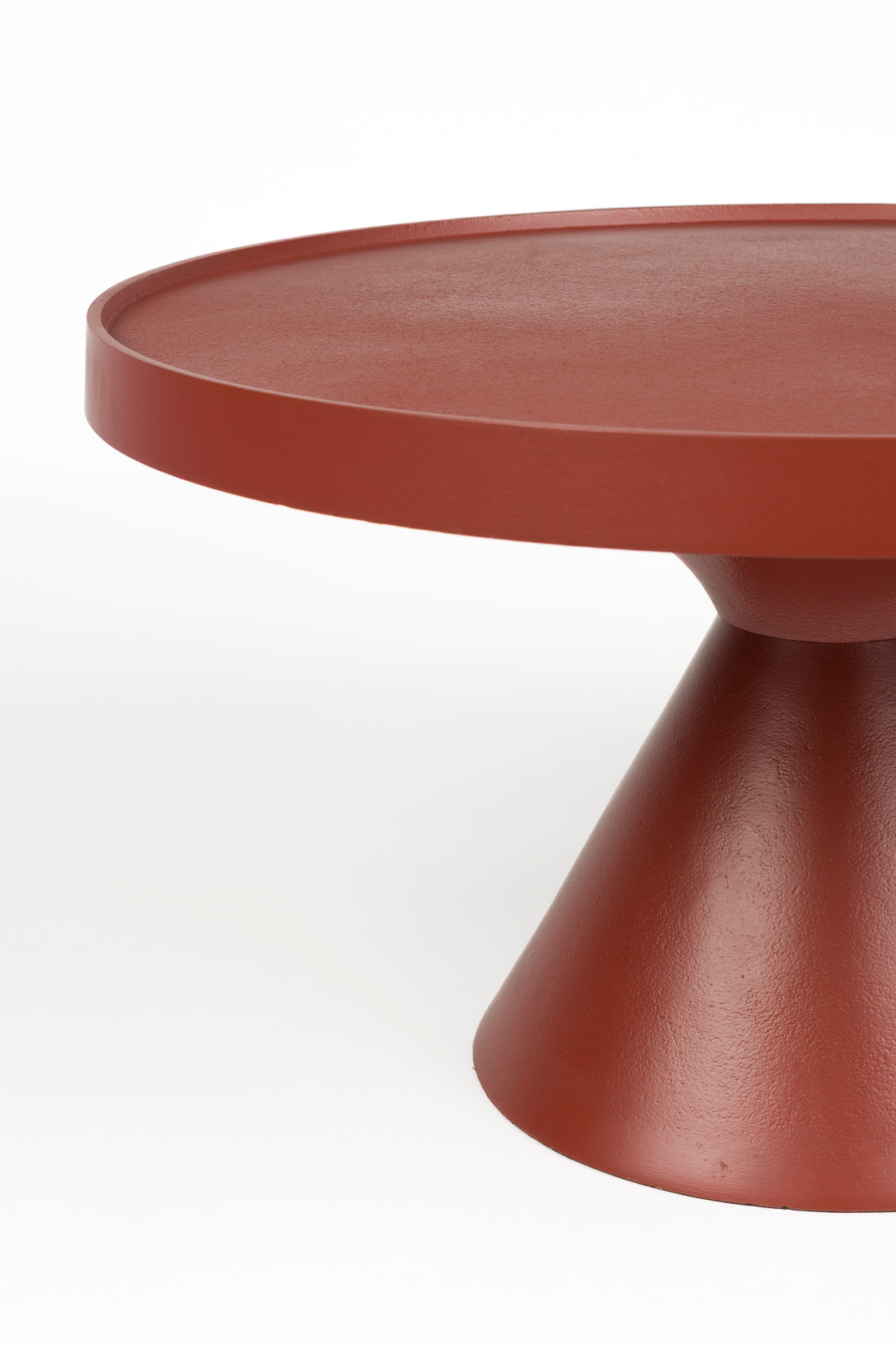 Floss Round Red/Burgandy Coffee Table