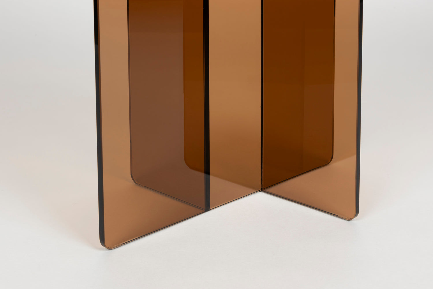 Linea Smoked Glass Side Table