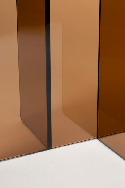 Linea Smoked Glass Side Table