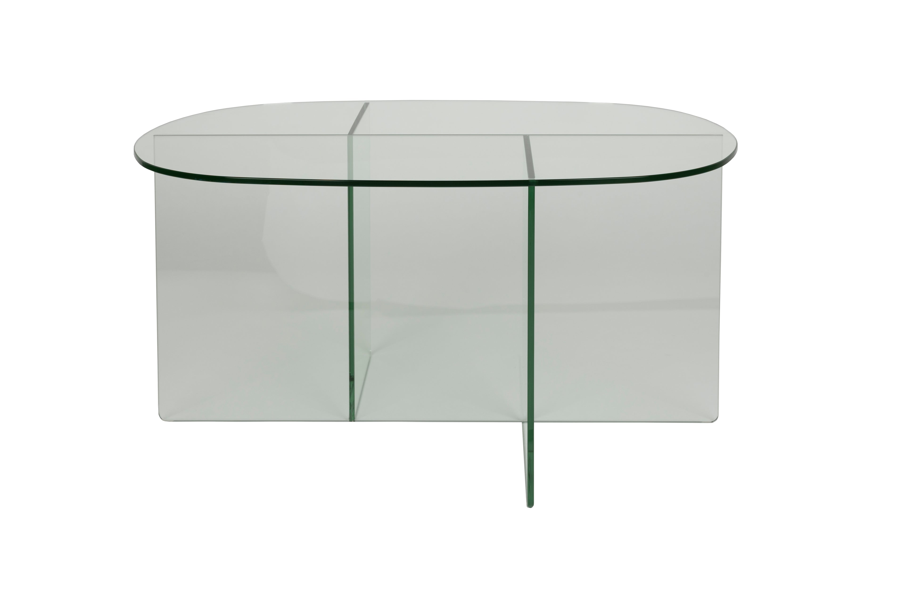 Linea Clear Glass Coffee Table