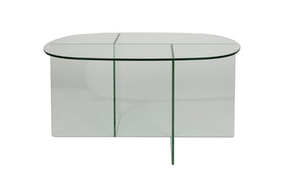 Linea Clear Glass Coffee Table