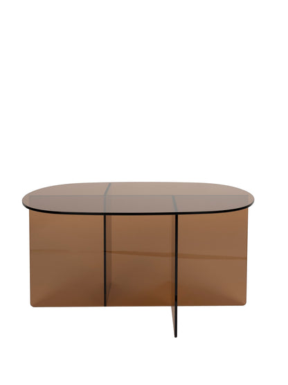 Linea Smoked Glass Coffee Table