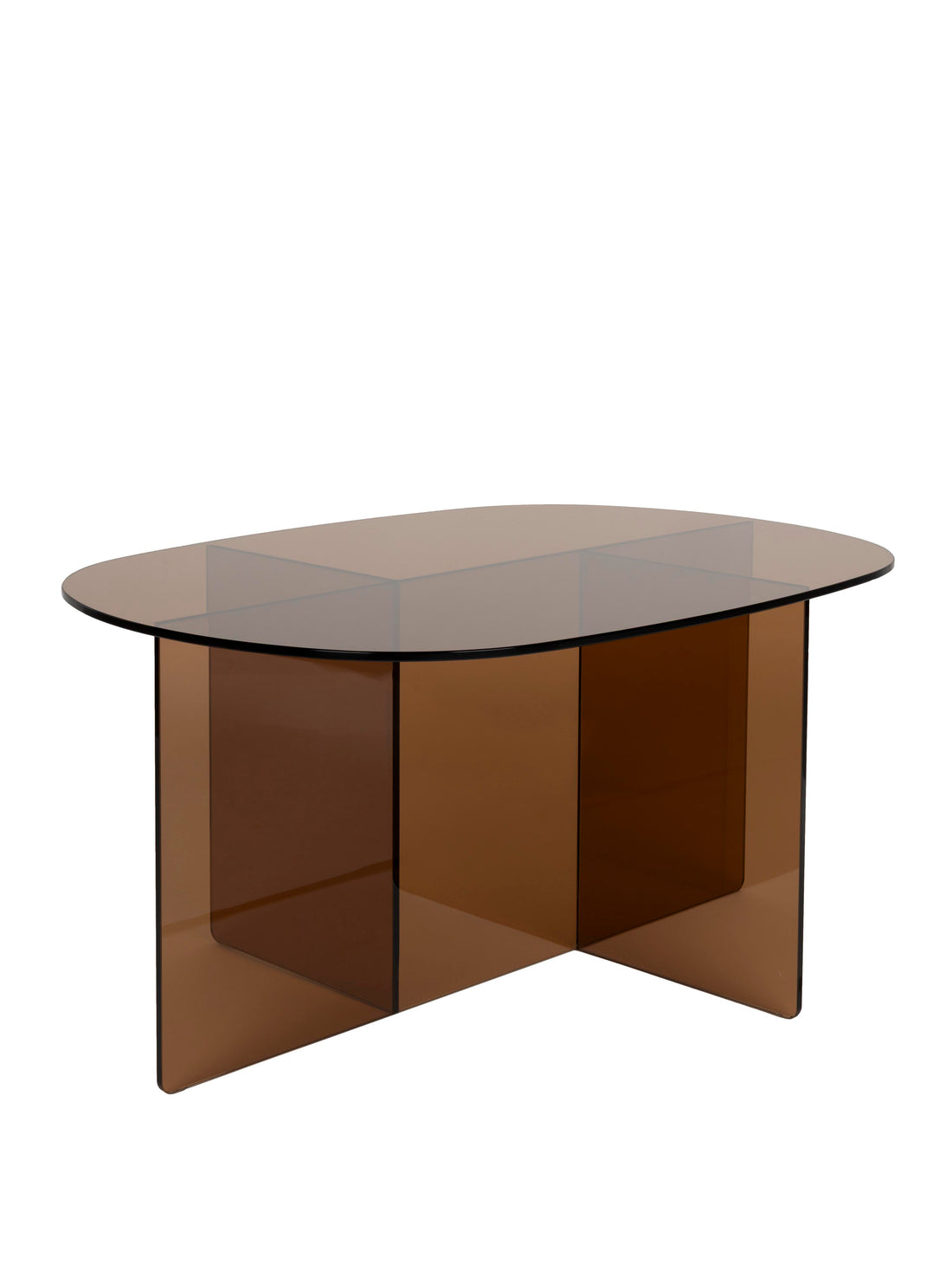 Linea Smoked Glass Coffee Table