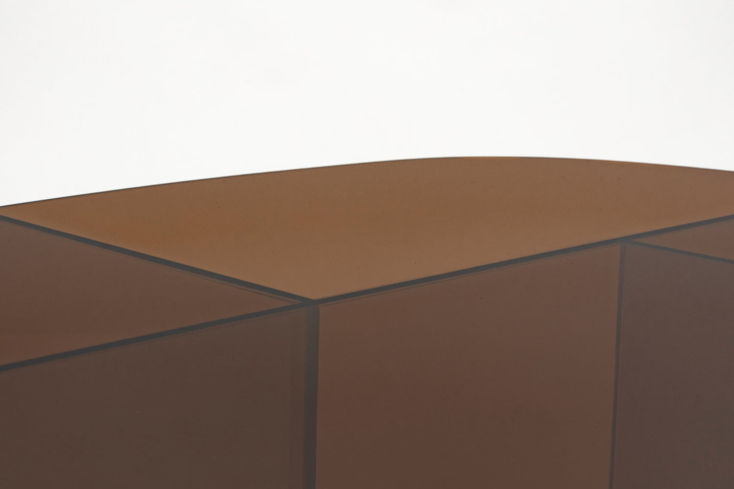 Linea Smoked Glass Coffee Table