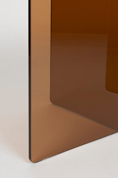 Linea Smoked Glass Coffee Table