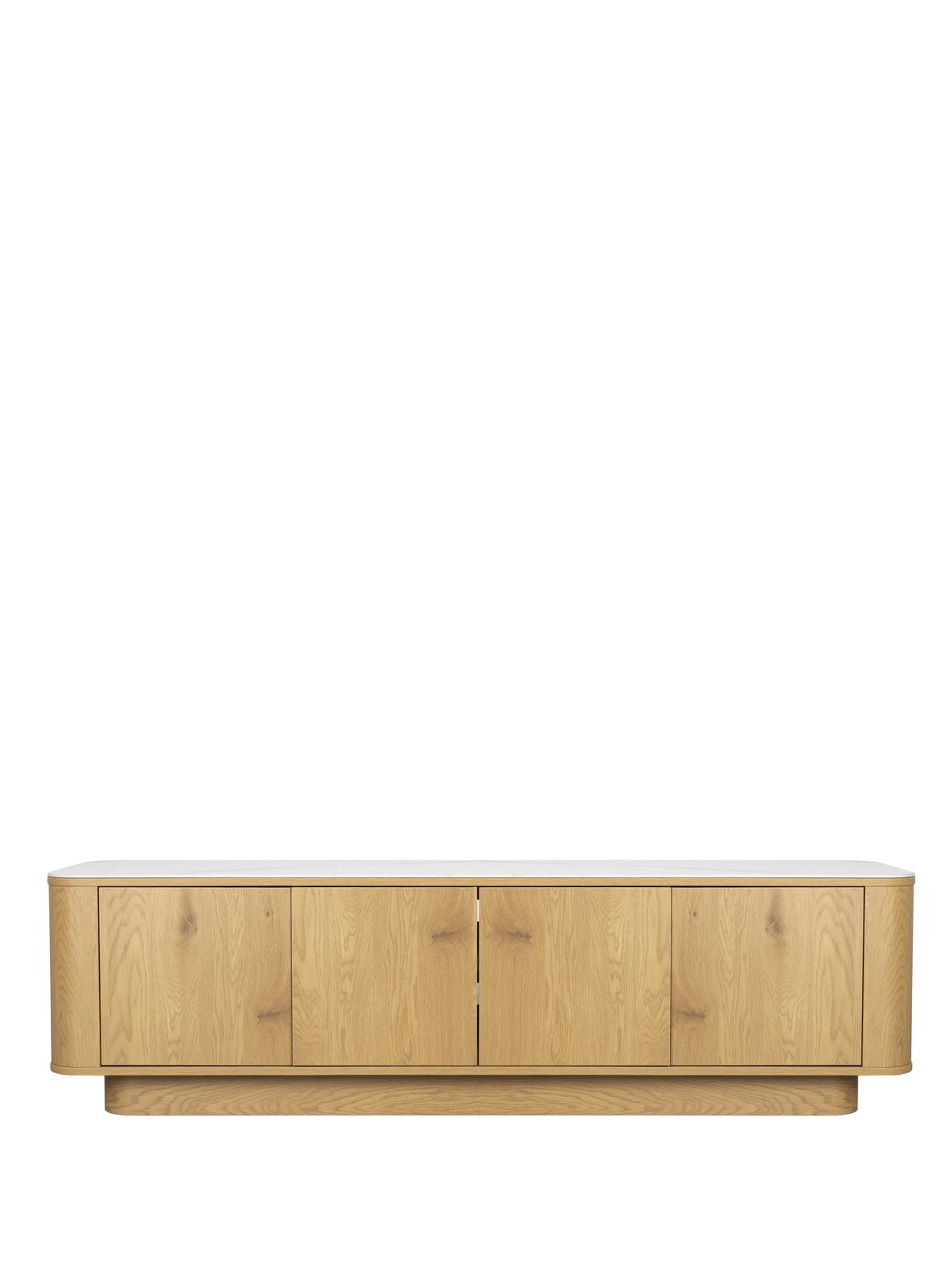 Alamora Low Side Board - Oak Tone