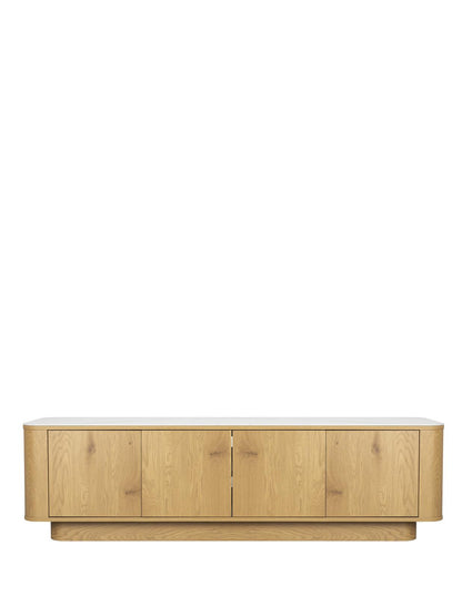 Alamora Low Side Board - Oak Tone