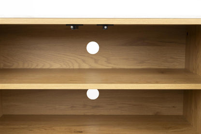 Alamora Low Side Board - Oak Tone