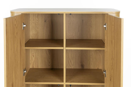 Alamora Cabinet - Oak Tones