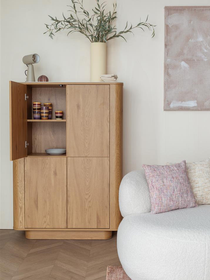 Alamora Cabinet - Oak Tones