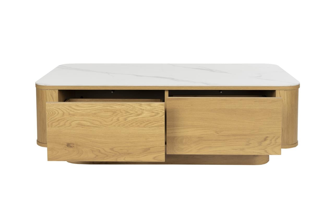 Alamora Coffee Table - Oak Tone