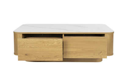 Alamora Coffee Table - Oak Tone