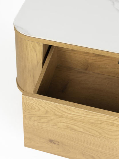 Alamora Coffee Table - Oak Tone