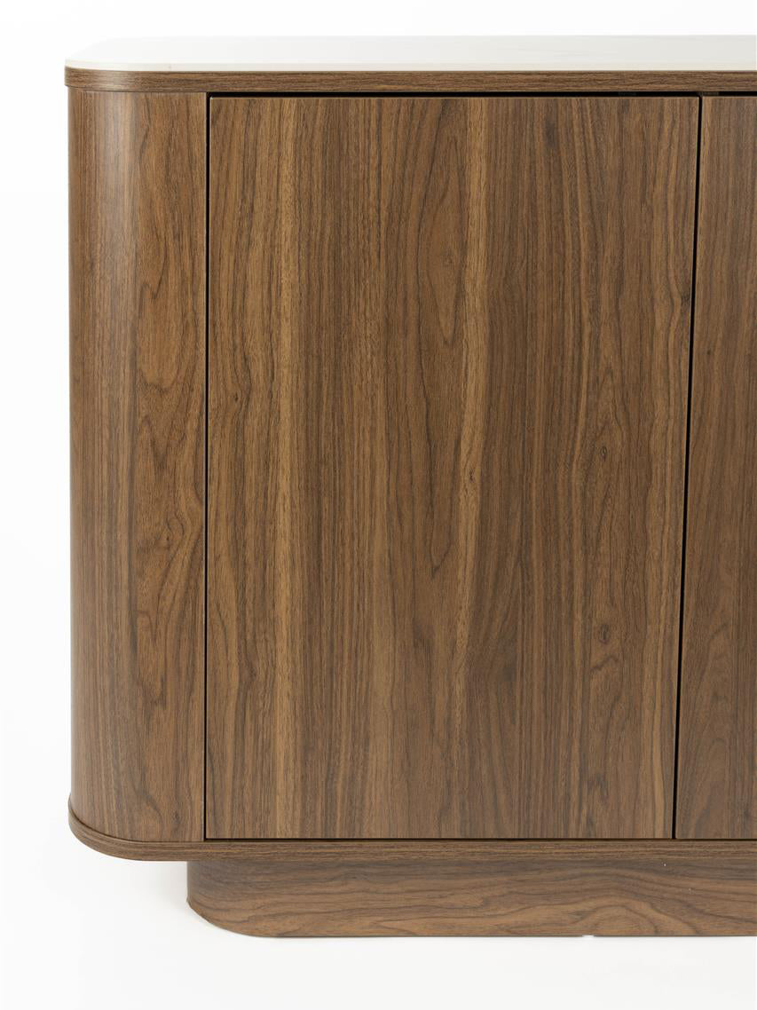 Alamora High Side Board - Walnut Tone
