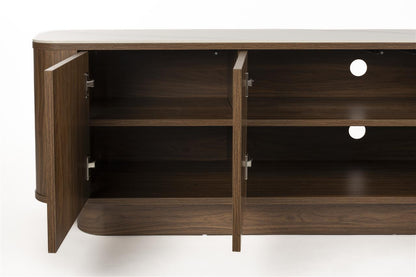 Alamora Low Side Board - Walnut Tone