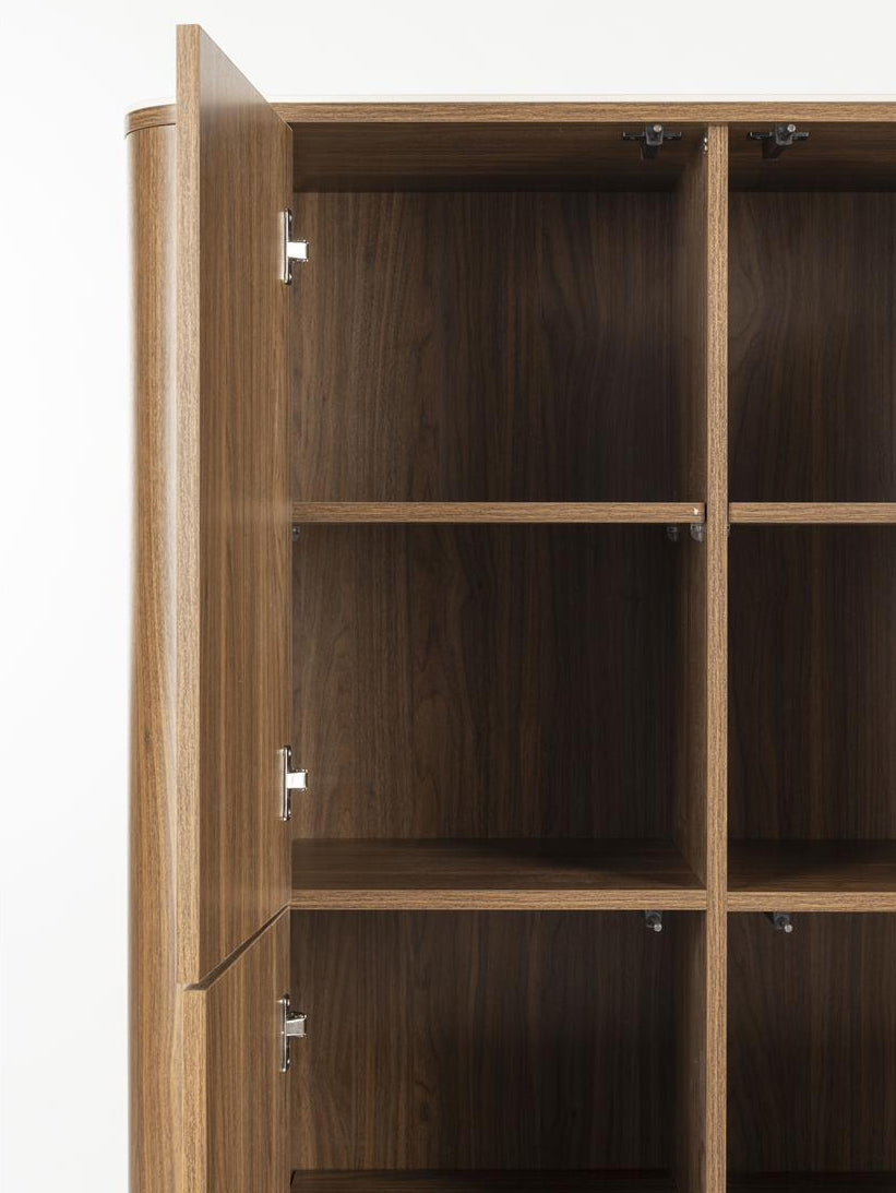 Alamora Cabinet - Walnut Tones