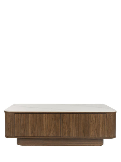Alamora Coffee Table - Walnut Tone