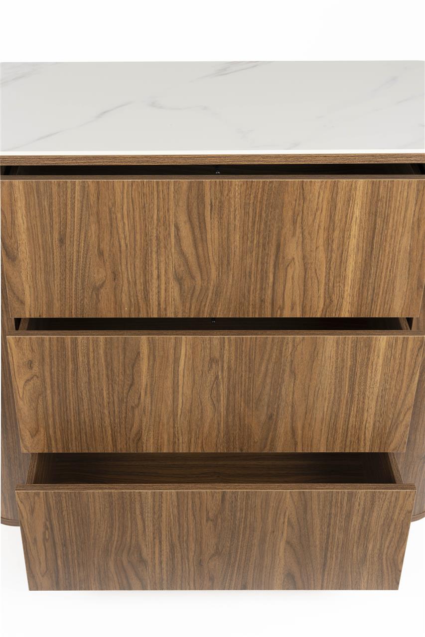 Alamora Drawers - Walnut Tones