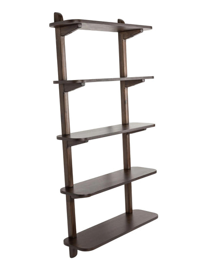 Hogar Brown Acacia Wall Shelf