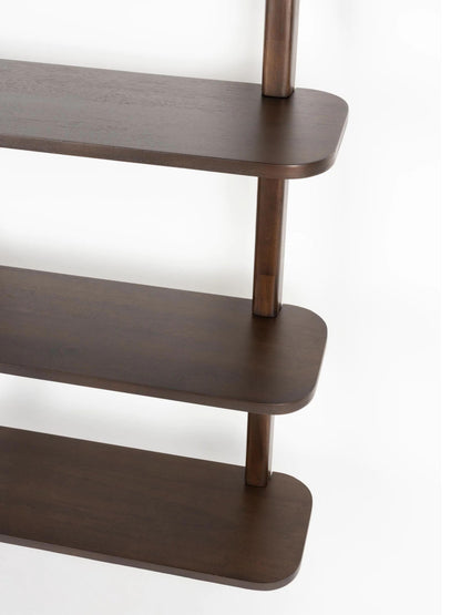 Hogar Brown Acacia Wall Shelf