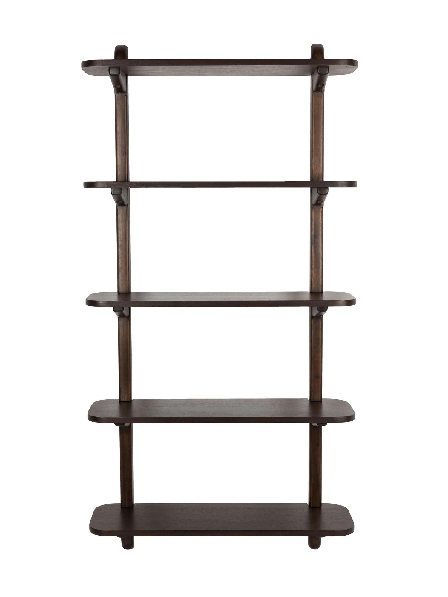 Hogar Brown Acacia Wall Shelf