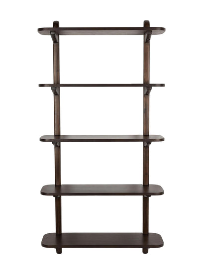 Hogar Brown Acacia Wall Shelf