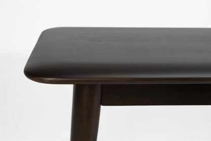 Elroy Bench - Dark Rubber Wood