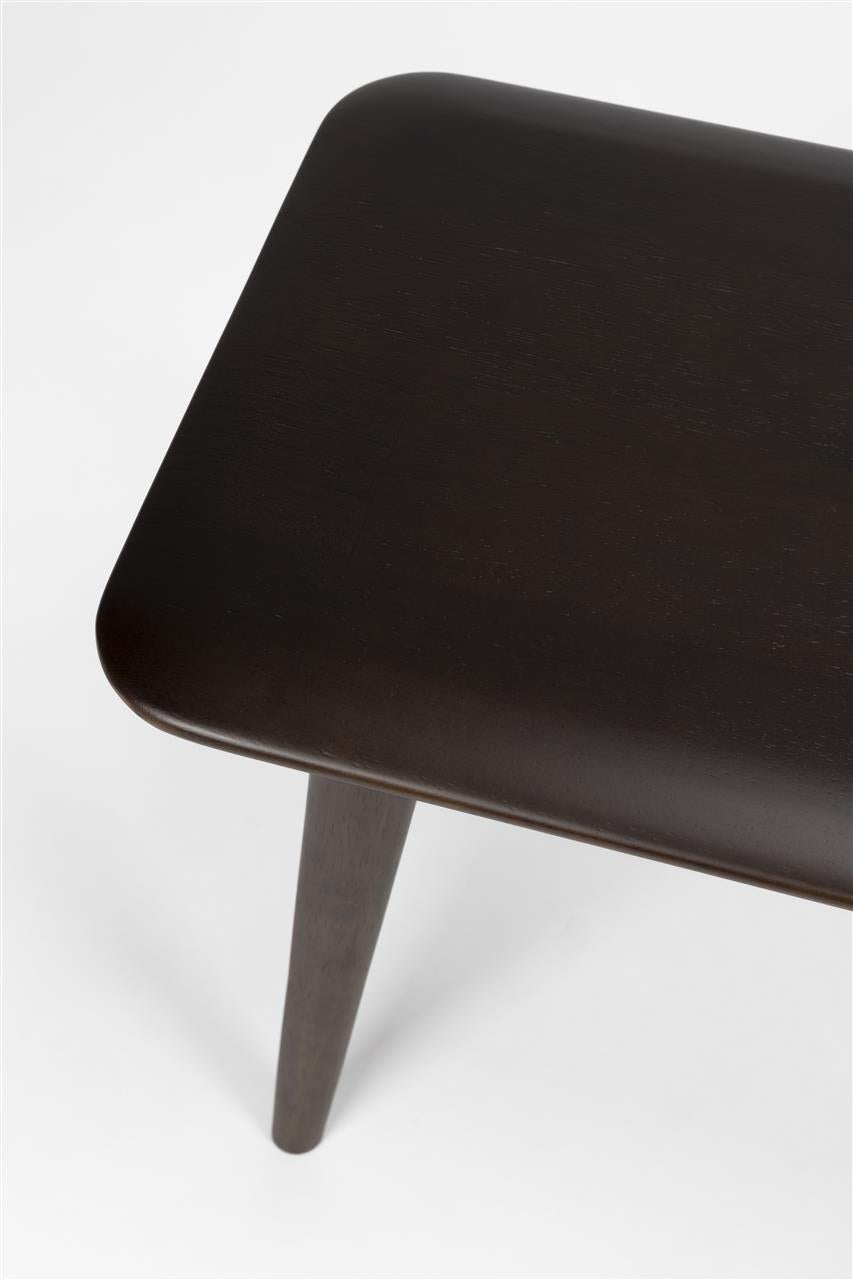 Elroy Bench - Dark Rubber Wood