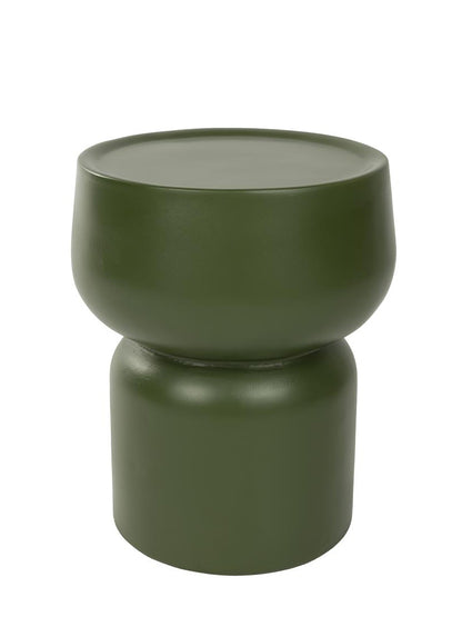 Erine Earth Side Table - Matte green