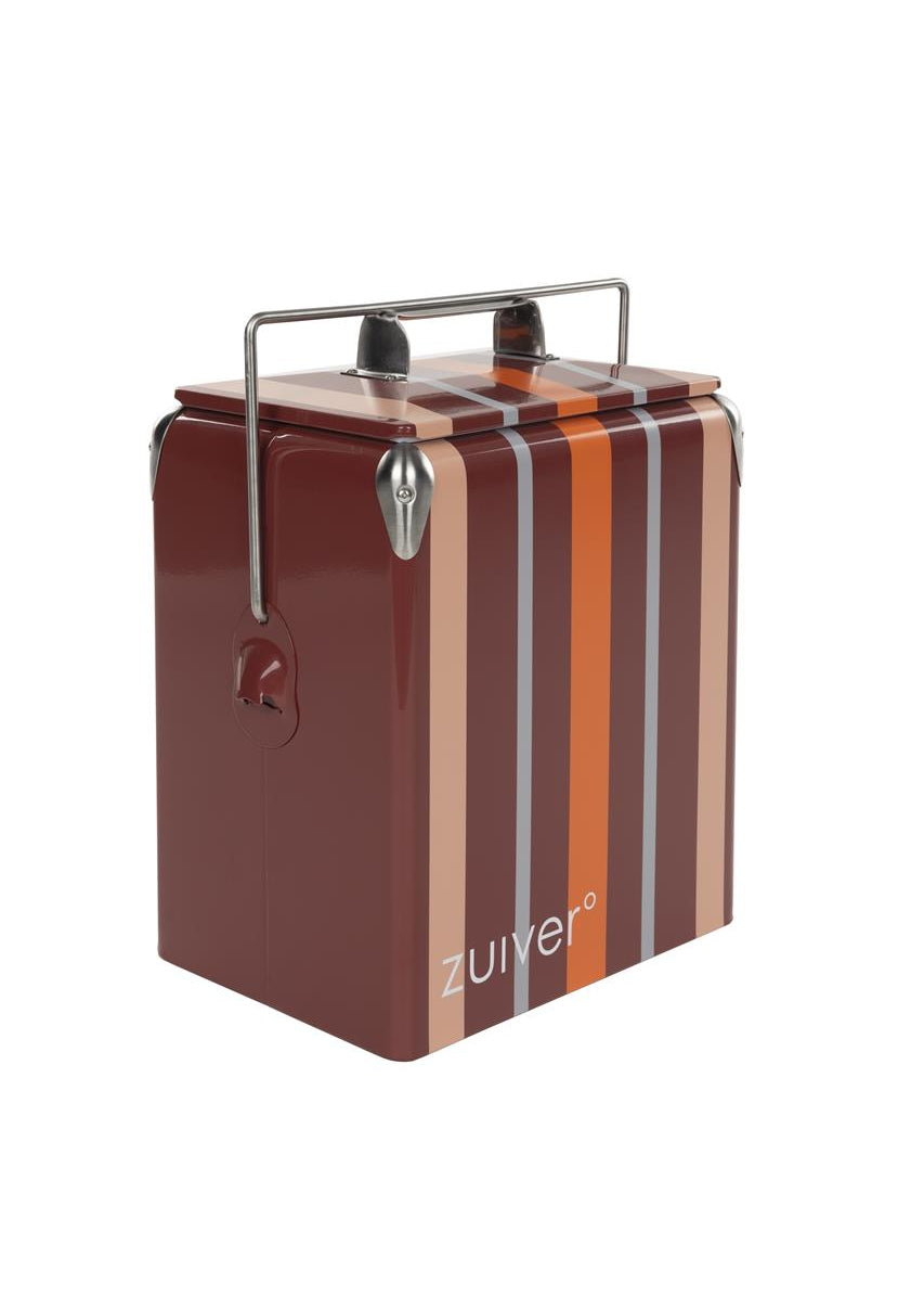 Cooler Be Wine Cool Box - Burgundy Stripe