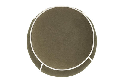 Marina Olive Contrast Round Stool