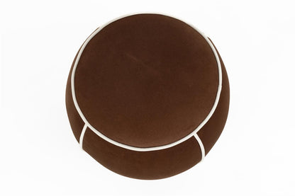 Marina Red Contrast Round Stool