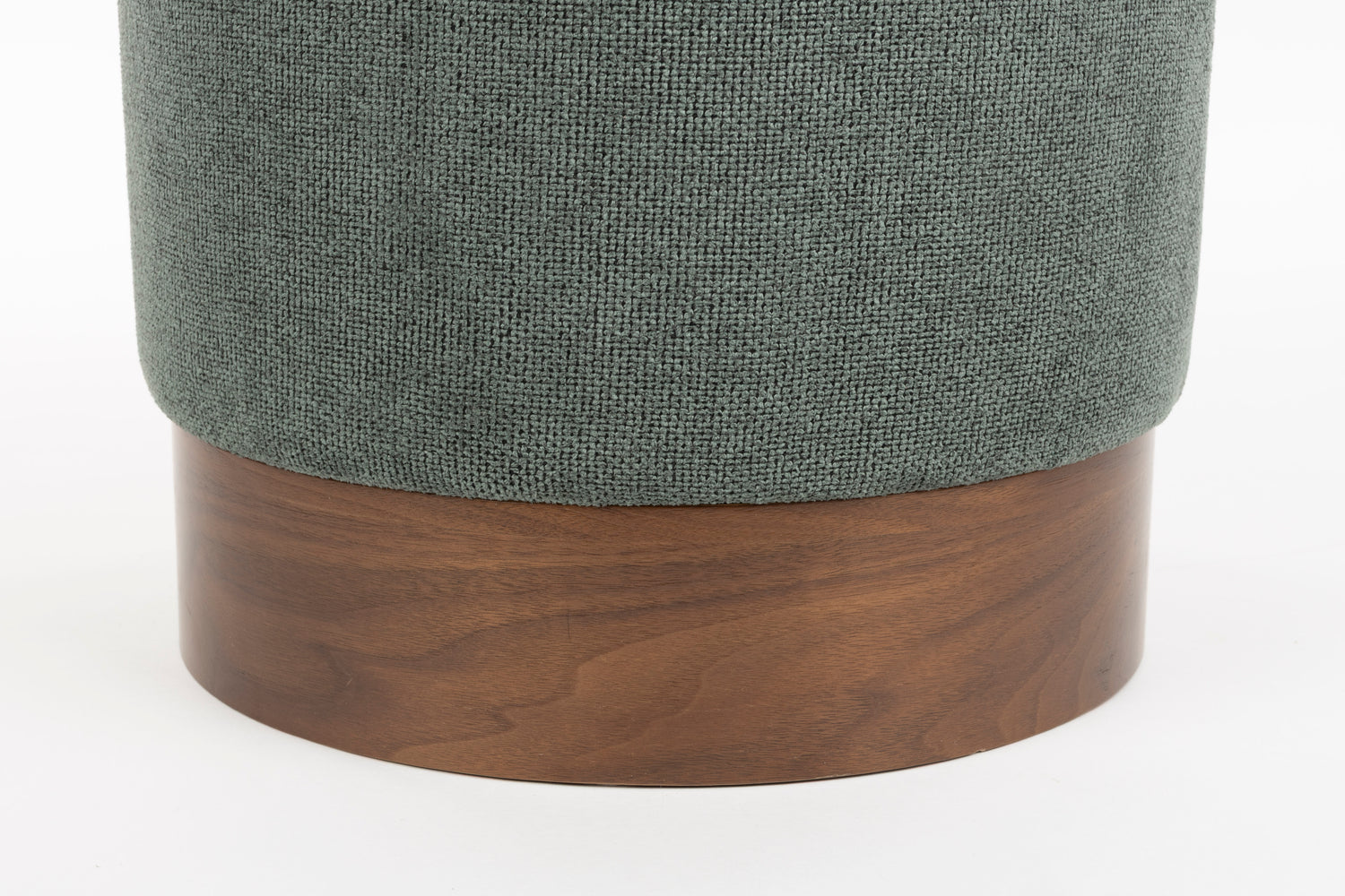 Bellevue Walnut Stool - Green