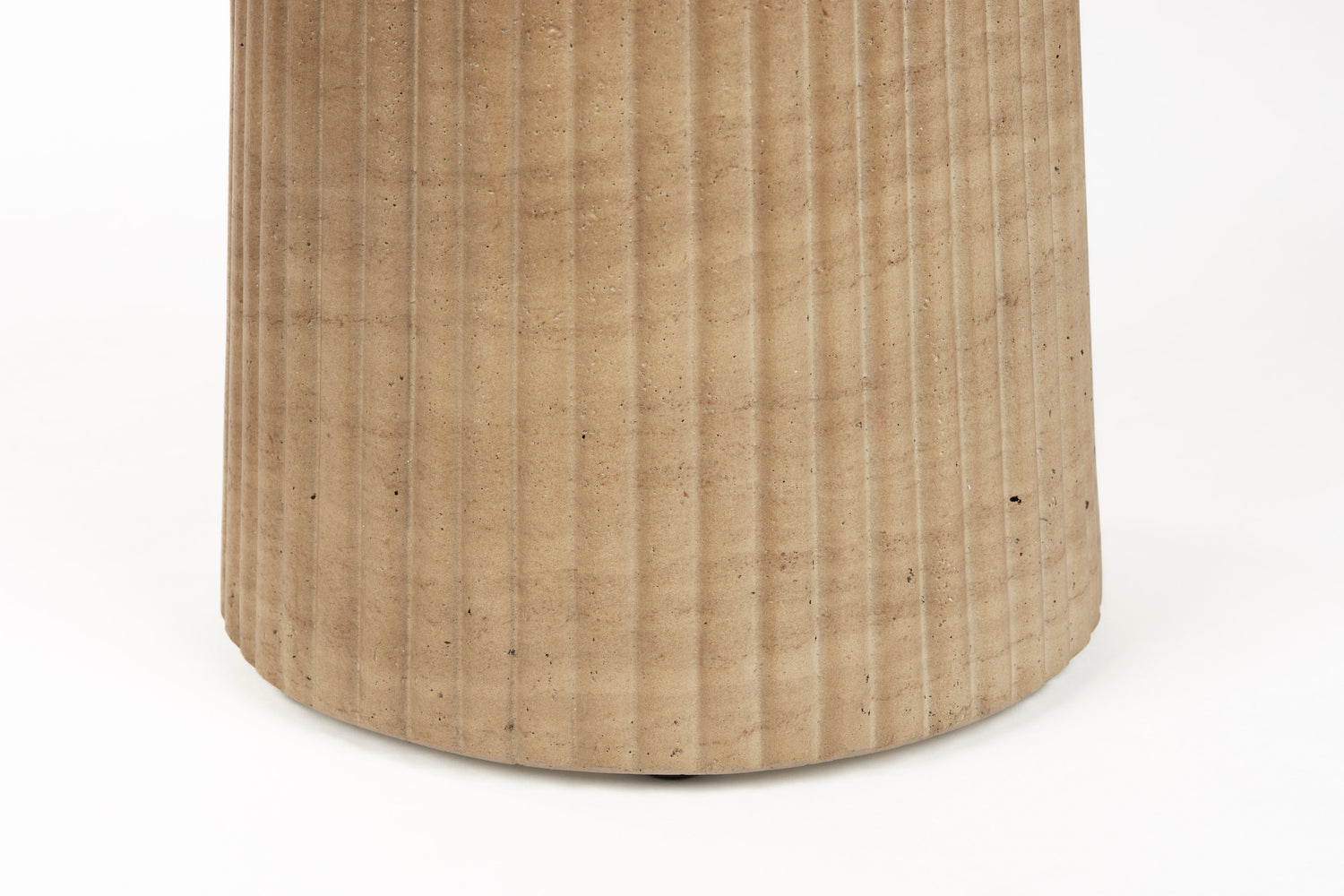 Brison Natural Stone Concrete Side Table / Stool