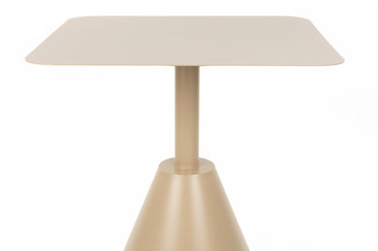 Fae Metal Bistro Table - Beige