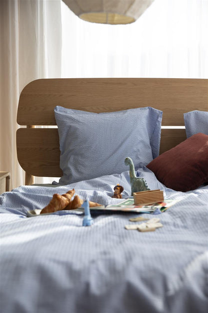 Storm Wooden Bed With Headboard - 2 Sizes Available