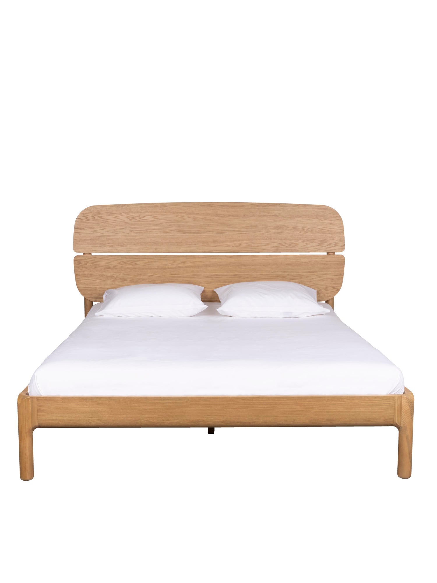 Storm Wooden Bed With Headboard - 2 Sizes Available