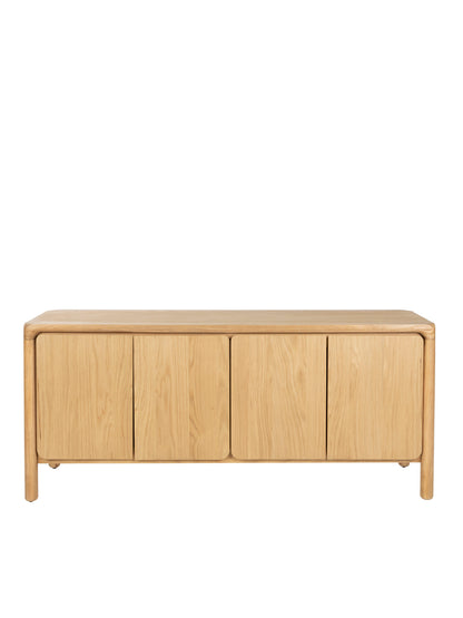 Storm 4 Door Cabinet Natural