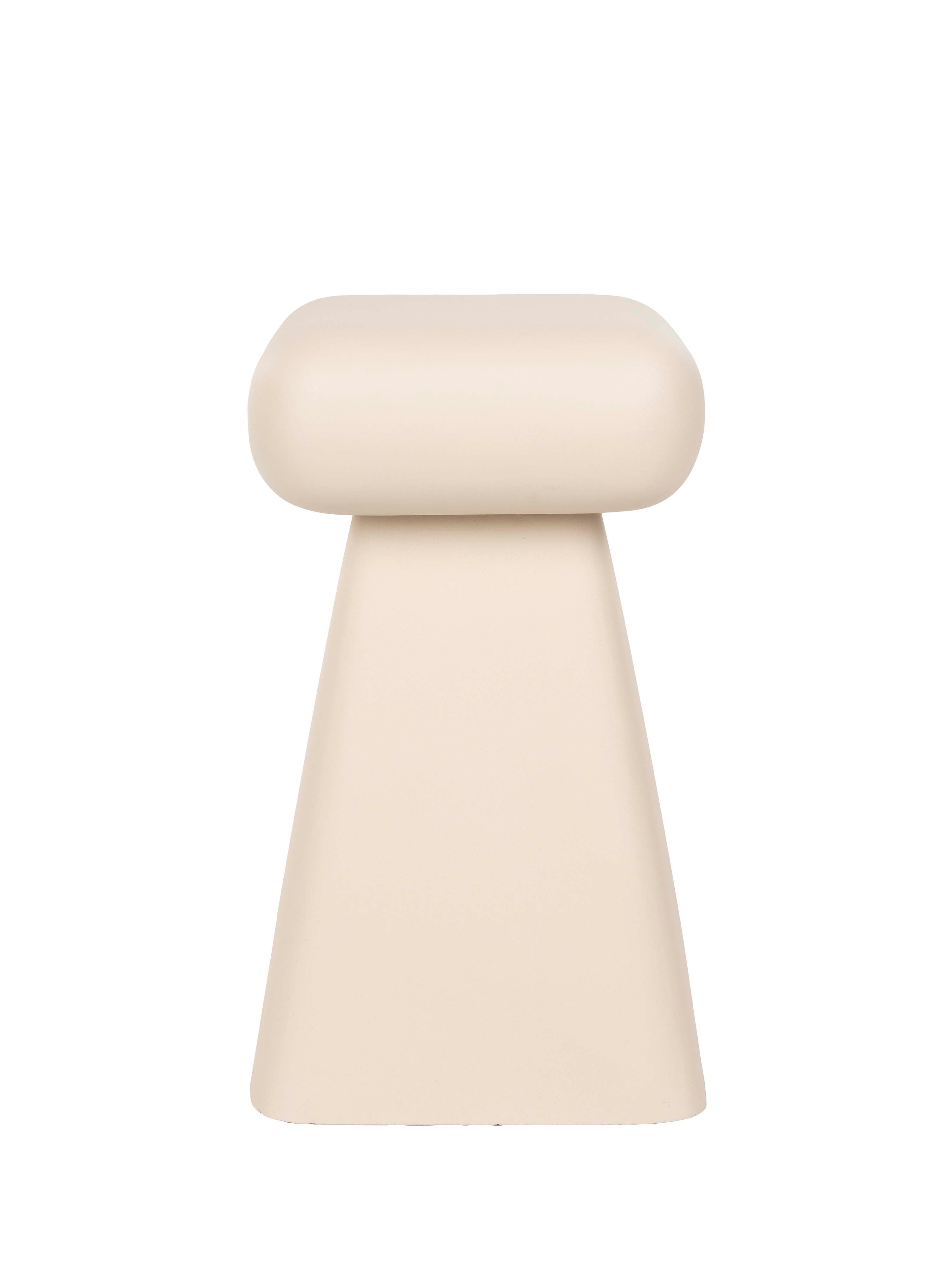 Earth Iron Stool - Beige