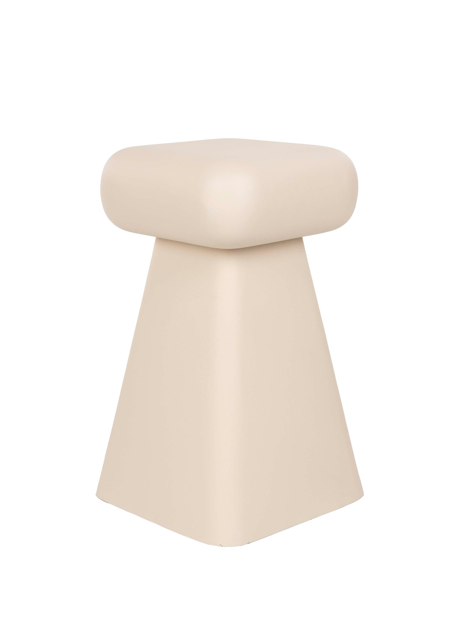 Earth Iron Stool - Beige