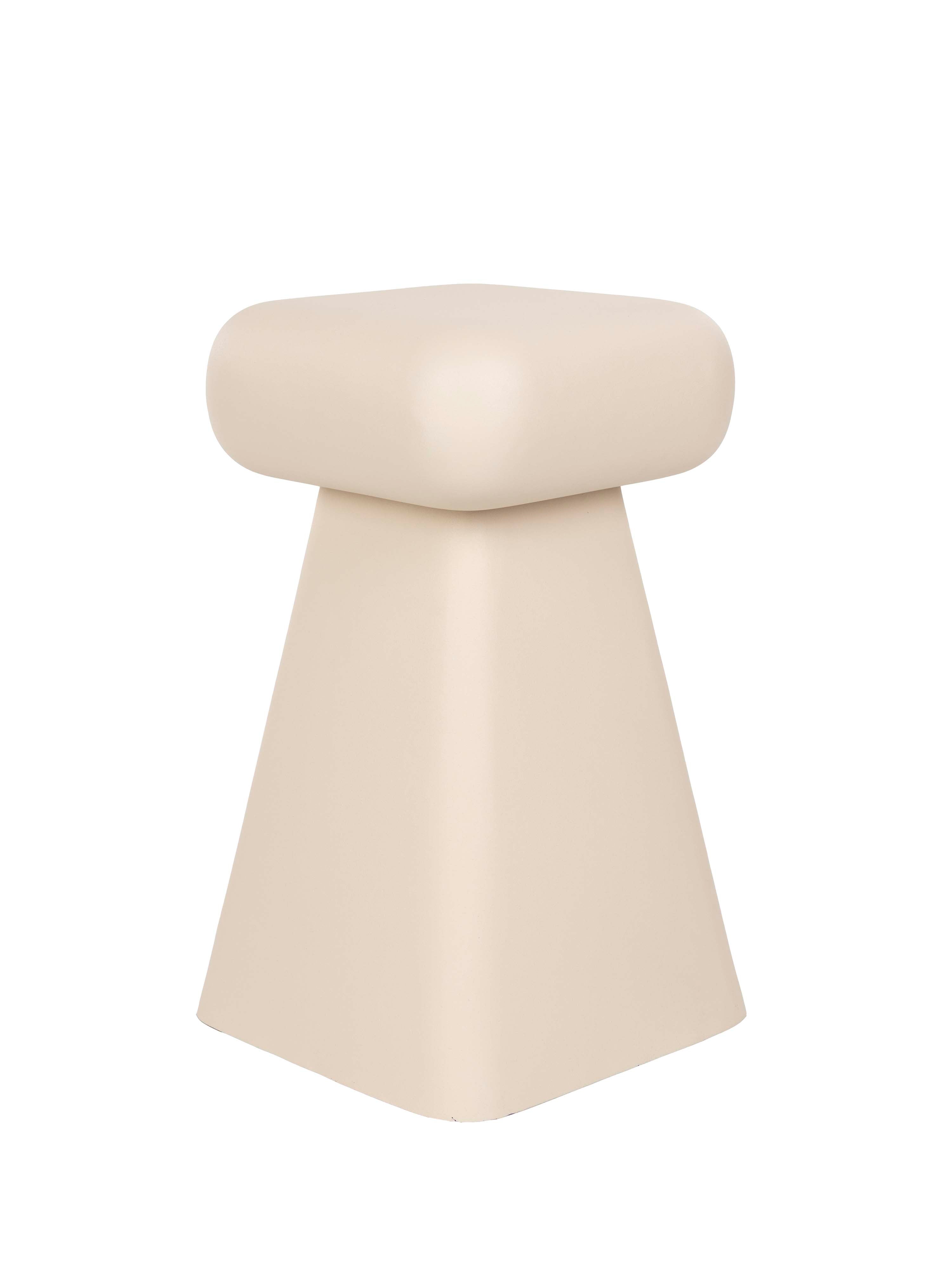 Earth Iron Stool - Beige