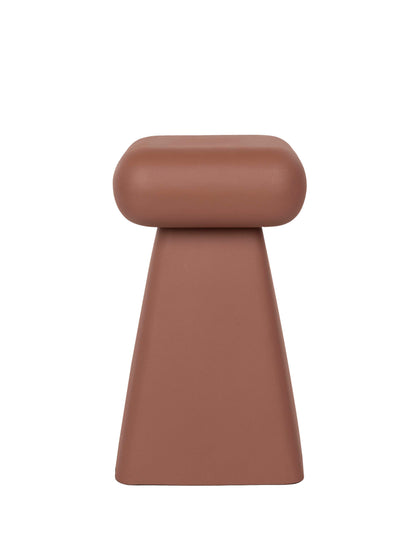 Earth Iron Stool - Terracotta