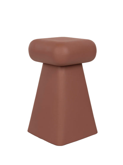 Earth Iron Stool - Terracotta